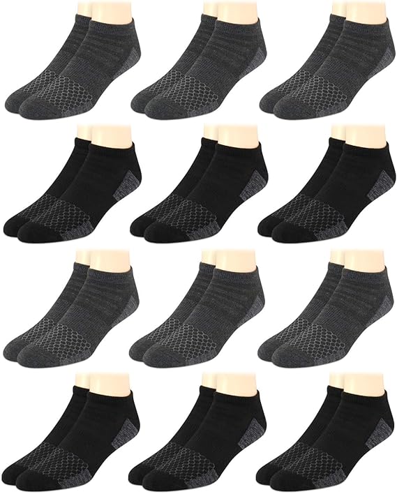 Van Heusen Men's Socks Low Cut No Show Athletic Performance Ankle