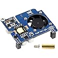 waveshare Power Over Ethernet HAT (D) for Raspberry Pi 4B/3B+, PoE HAT with Cooling Fan, IEEE 802.3af-Compliant,5V 2.5A PoE Power Output,Compatible with Raspberry Pi 4B/3B+ Official Case