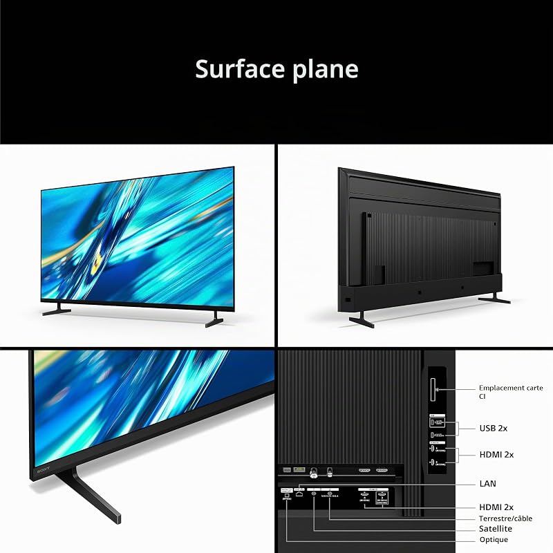 BRAVIA 3 II Direct LED 65" | X-Balanced Speaker | Dolby Vision/Atmos | IMAX Enhanced | Google TV (2025) | Google Cast | Apple AirPlay 2| Dashboard Eco 2 | Menu Jeu 2