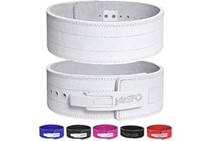JAYEFO SPORTS LEATHER WEIGHT LIFTING LEVER BELT FOR POWERLIFTING IPF BUCKLE MEN & WOMEN STRONGMAN 10MM WORKOUT DEADLIFTS