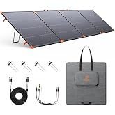 ZOUPW 480W Bifacial Portable Solar Panel N-Type 16BB for Power Station | 25% Efficiency Foldable Solar Charger for EcoFlow Delta/Bluetti/Anker C1000,IP68 Waterproof for Offgrid RV Home Power Backup