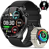Smart Watch for Men Women Fitness: Make Answer Call Smart Watches for Men Digital Watches Waterproof Running Step Tracker Smartwatch Android Phone iPhone Samsung Compatible Sleep Heart Rate Monitor