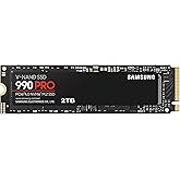 SAMSUNG 990 PRO SSD NVMe M.2 PCIe Gen4, M.2 2280 Internal Solid State Hard Drive, Seq. Read Speeds Up to 7,450 MB/s for High 