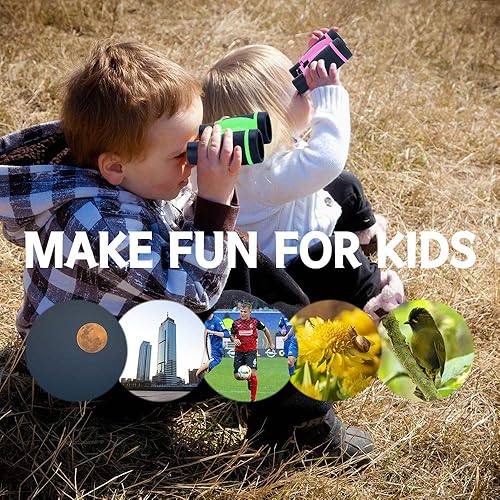 Vanstarry Compact Binoculars for Kids Bird Watching Hiking Camping