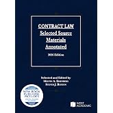 Contract Law, Selected Source Materials Annotated, 2026 Edition (Selected Statutes)