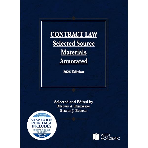 Amazon.com: Contract Law, Selected Source Materials Annotated