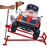Lawn Mower Lift Jack, Lifting Platform 882 Lbs Capacity Telescopic Maintenance Jack with User Manual for Garden Tractors and 