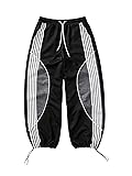 GORGLITTER Men's Baggy Wide Leg Sweatpants Y2K