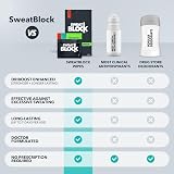 SweatBlock Clinical Strength Antiperspirant Wipes 20 Pack Men Women Teens view 9