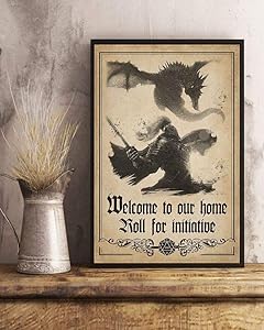The Oracles- Welcome to Our Home Roll for Initiative Dungeons and Dragons D&d Game Poster No Framed (12