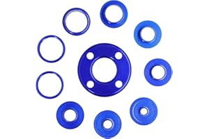 Aluminum Router Template Set – 10-Piece Bushing Kit with Cutter Slots for Woodworking Jigs, CNC Engraving & DIY Routing Proje