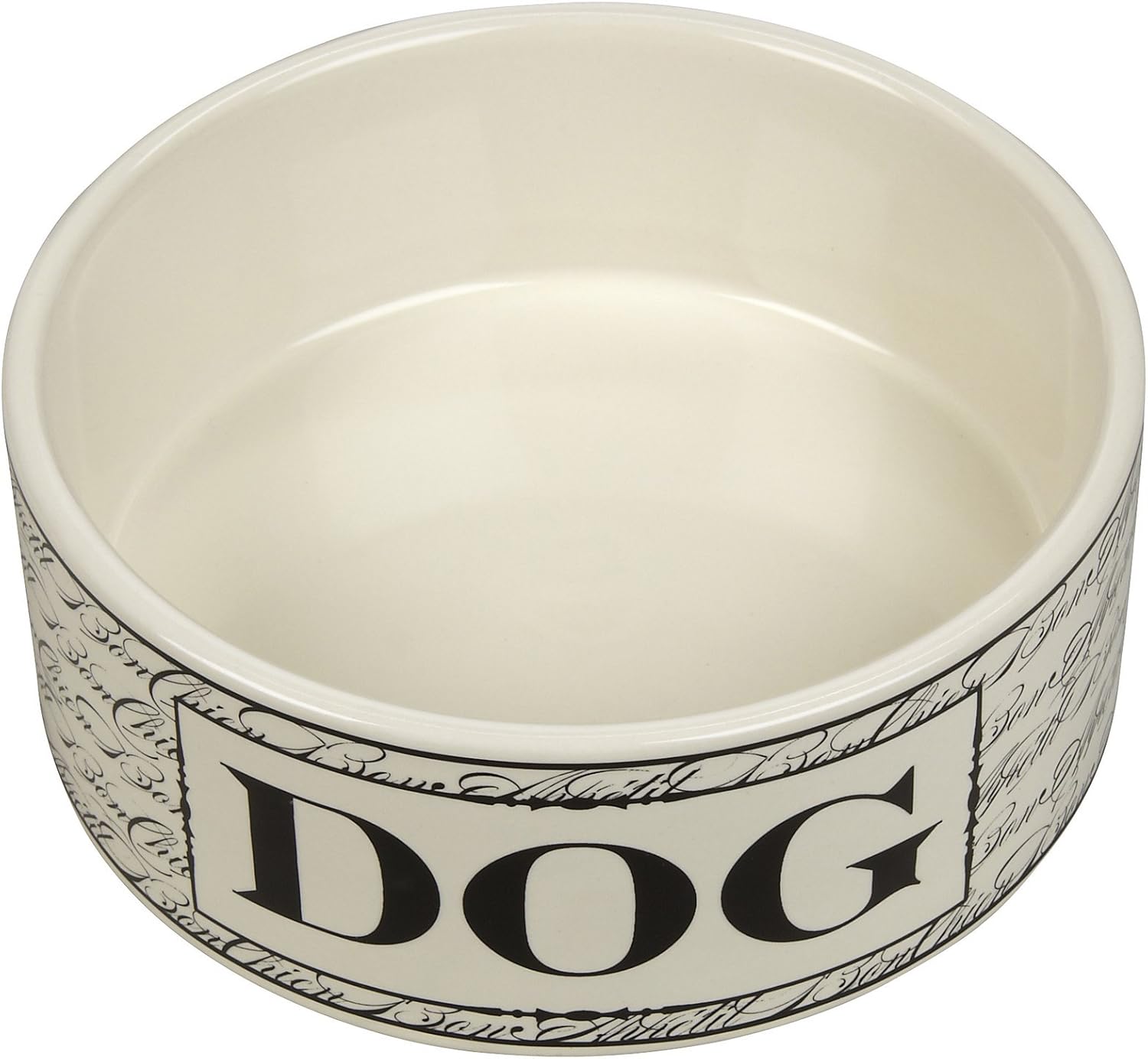 Pet Supplies Harry Barker Bon Chien Dog Bowl Black 10 oz Pet Bowls
