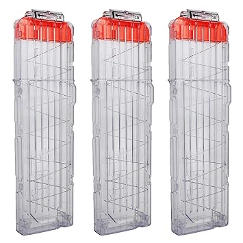nerf 18 round clear magazine