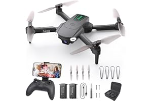 SOTAONE S400 Drone with Camera for Adults Kids, 1080P HD Foldable Mini Drones for Boys Girls, Remote Control Helicopter Toys Gifts with Auto-hovering, One Key Start, 3 Speeds, 2 Batteries, Carry Case