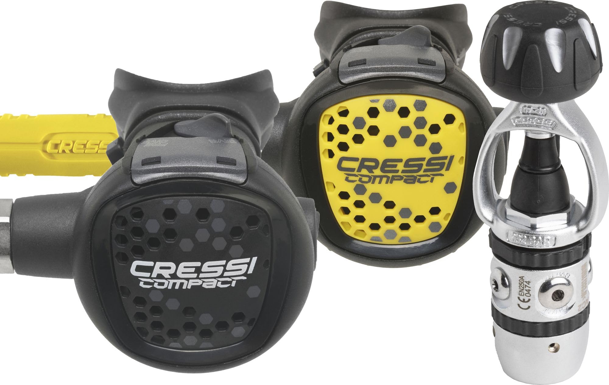 Cressi AC2 Compact Plus Octopus XS Int Diving Regulator - Black