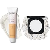 LAURA GELLER NEW YORK Matte Prime + Set Duo: Spackle Super-Size Skin Perfecting Makeup Primer, Brighten-n-Blur & Matte Maker Advanced Transulent Oil Blotting Powder