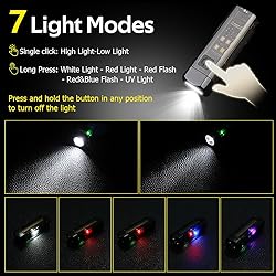 Brightison S03 Keychain Flashlight USB C