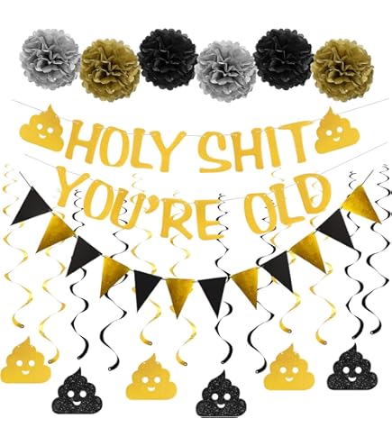 18th Birthday Decorations For Him Her, Black Glitter 18 Banner - View #10