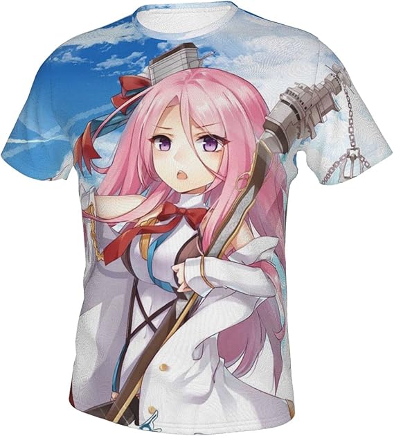 Amazon Co Jp アズールレーン 1 夏服メンズ3dプリント Tシャツ創意 デザイン ファション カジュアル おもしろ おしゃれ 男女兼用半袖 柔らかい 快適 ティーシャツ 個性的スポーツ カップル Tシャツ 服 ファッション小物
