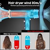 PARWIN PRO BEAUTY Hair Dryer 110K RPM Ionic Fast Drying Low Noise Brushless view 3