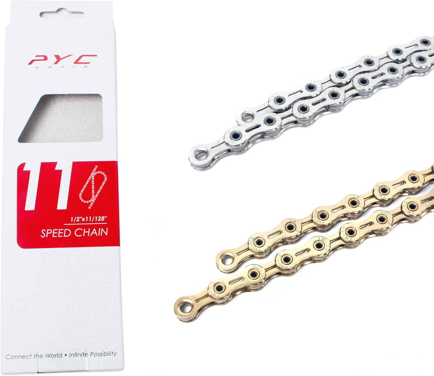 PYC HollowPin 11 Speed Bicycle Bike Chains Ultralight 116Links for