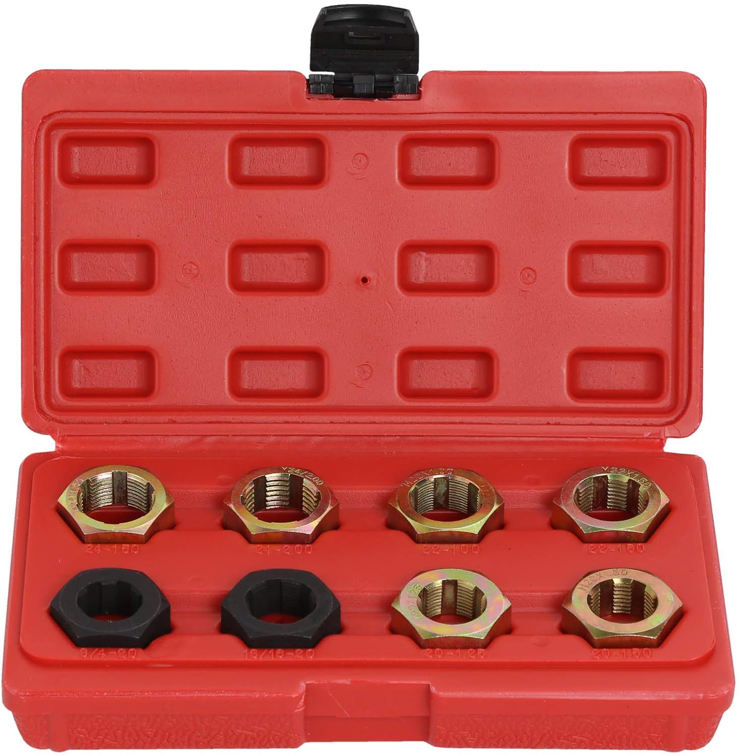 8pc Axle Spindle Fractional & Metric Rethreading Set Kit