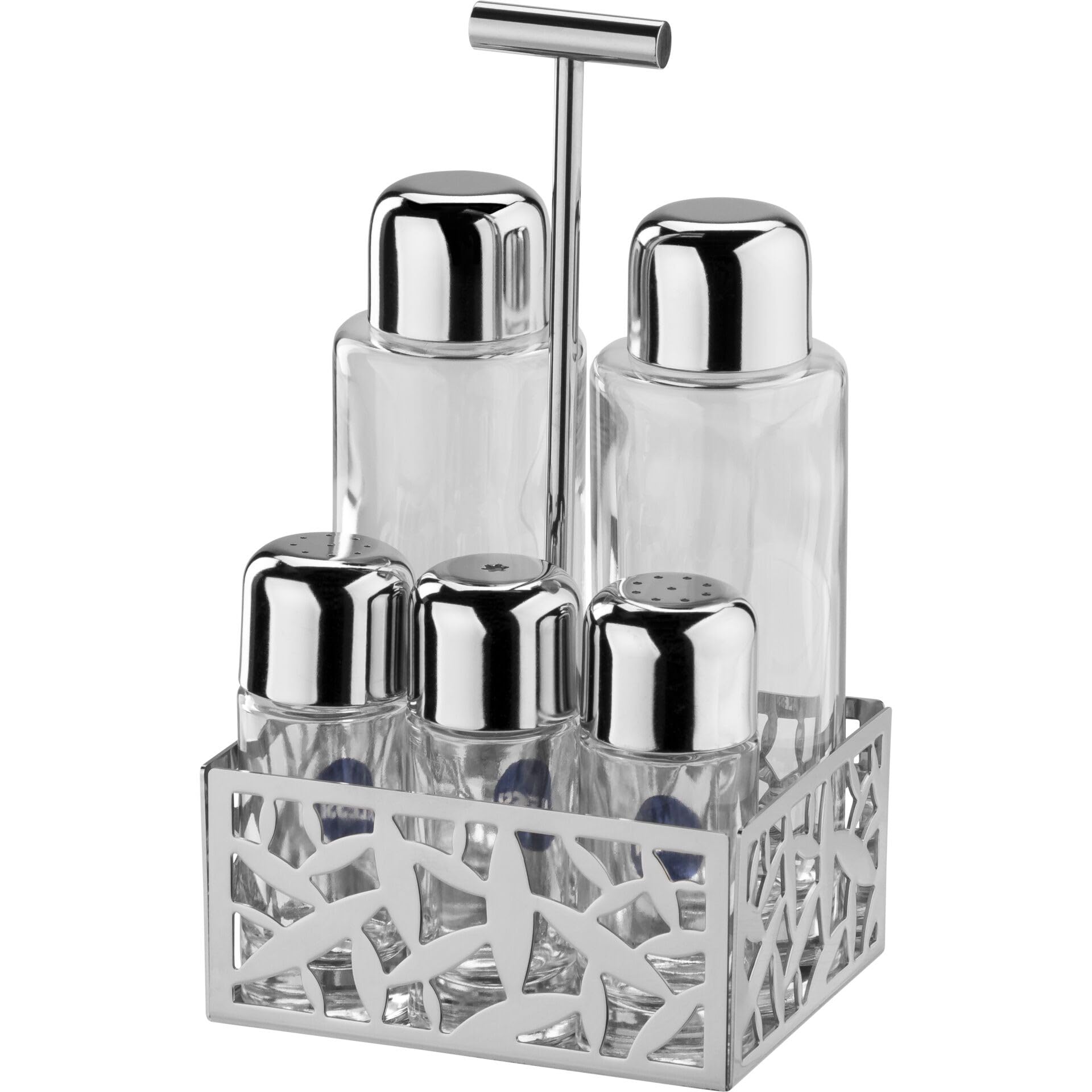 Alessi Cactus! Condiment Set (MSA16), Silver