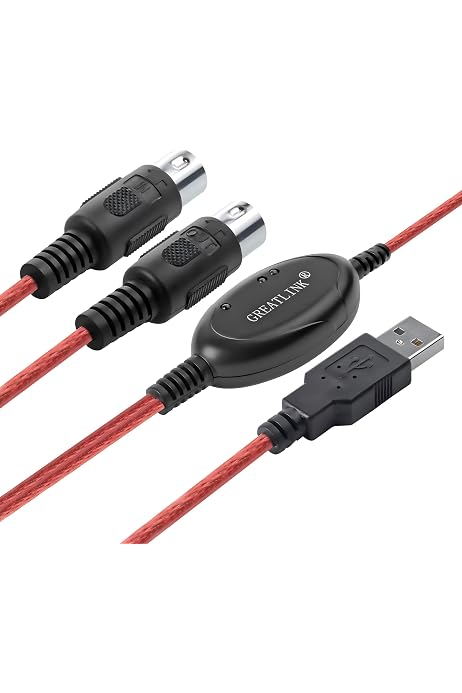MIDI USB Converter Music Cable For PC Music Studio