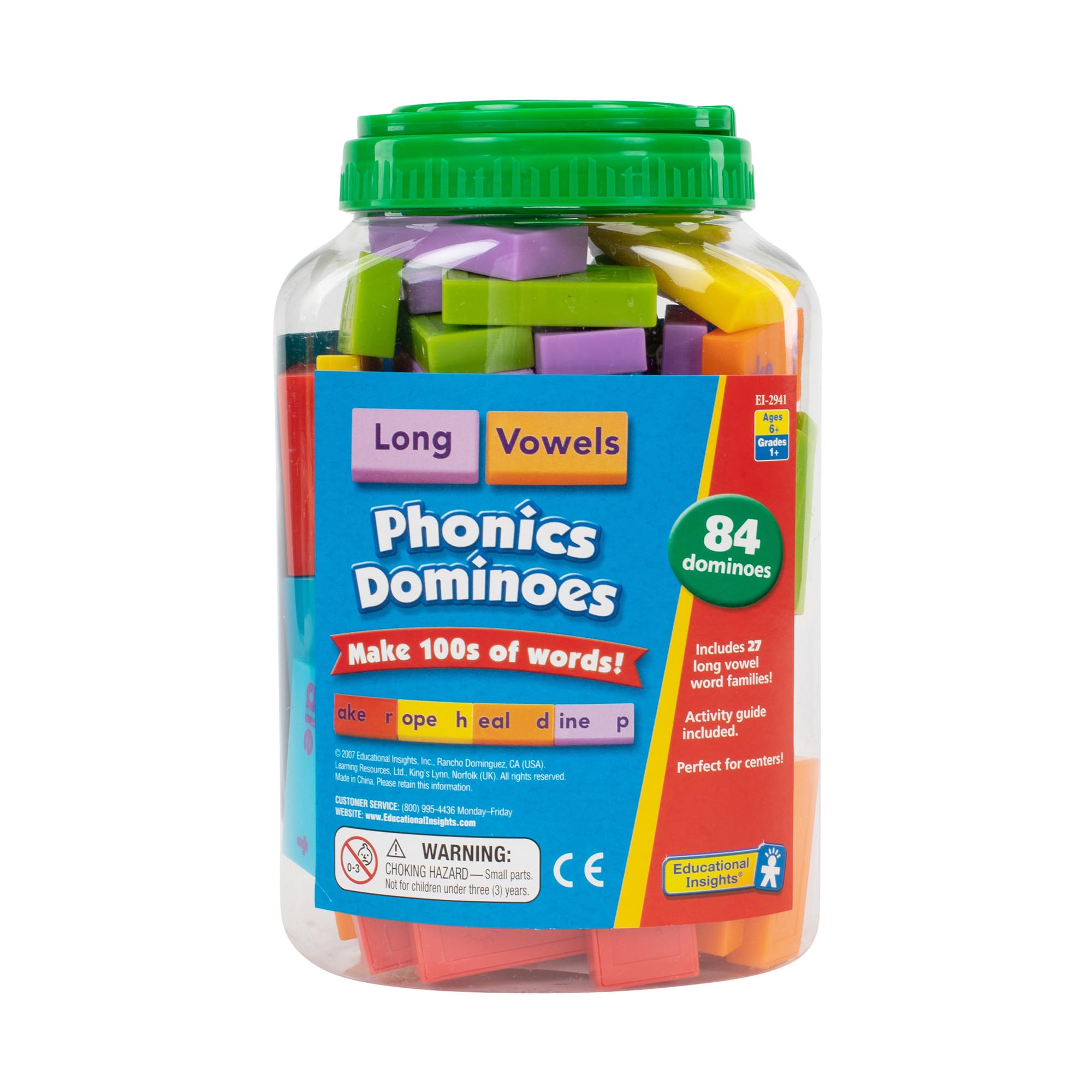 Learning Resources Phonics Dominoes - Long Vowels