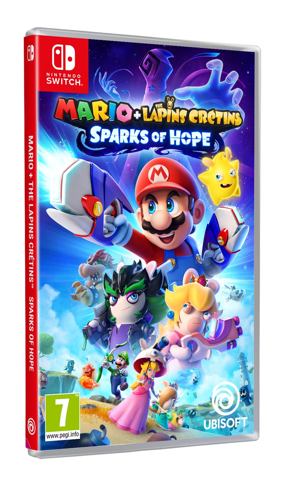 Ubisoft Mario + Lapins Crétins: Sparks of Hope Game for Nintendo Switch, All Ages, General Audience, Families, Kids, Adults