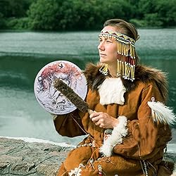 FIRLAR Shaman Drum,10 Inch Shaman Hand Drum With