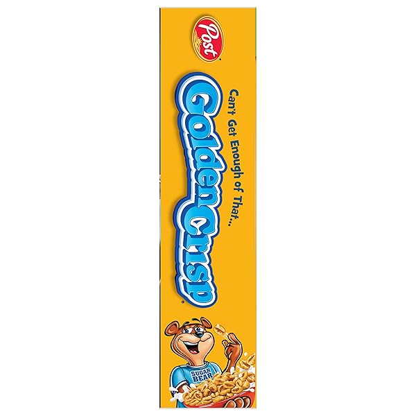 GOLDEN CRISP BREAKFAST CEREAL, SWEETENED PUFFED WHEAT CEREAL, 24 OZ BOX