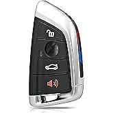 1x New Quality Replacement Proximity Key Fob Remote Compatible with & Fit for BMW - 434 Mhz FEM / BDC - MPN NBGIDGNG1-BLK-02