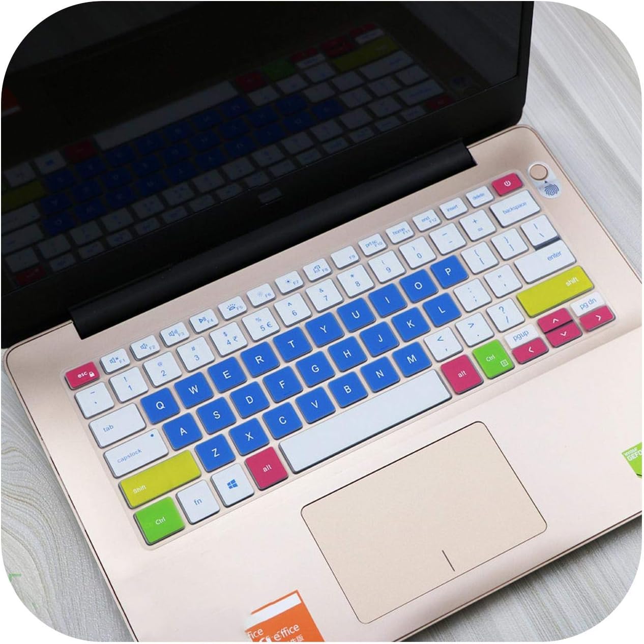 Candypink Silicone Laptop Keyboard Cover Protector For Dell Latitude 3300 3301 Dell Inspiron 14 5490 7490