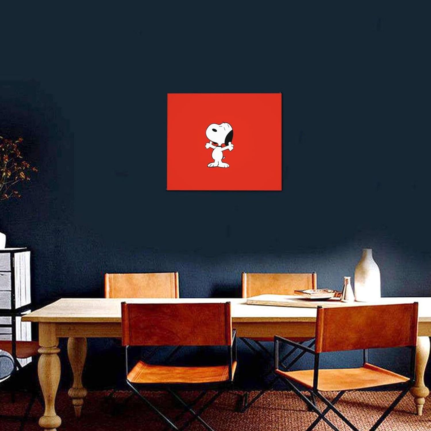 Amazon Co Jp スヌーピー アキラ 装飾 アートパネル インテリア絵画 ポスター ウォールアート 壁掛け 部屋 壁絵 アート おしゃれ フレームレス額縁なし ホーム キッチン