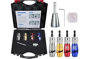 GRESIMI Blendixy - Wiring Wire Stripping Tool & Wire Twisting Connector, Blendixy Wire Stripper, Wiring Pro Wire Stripper for Drill, Electrician Drill Wire Stripper and Twister (Set-A)