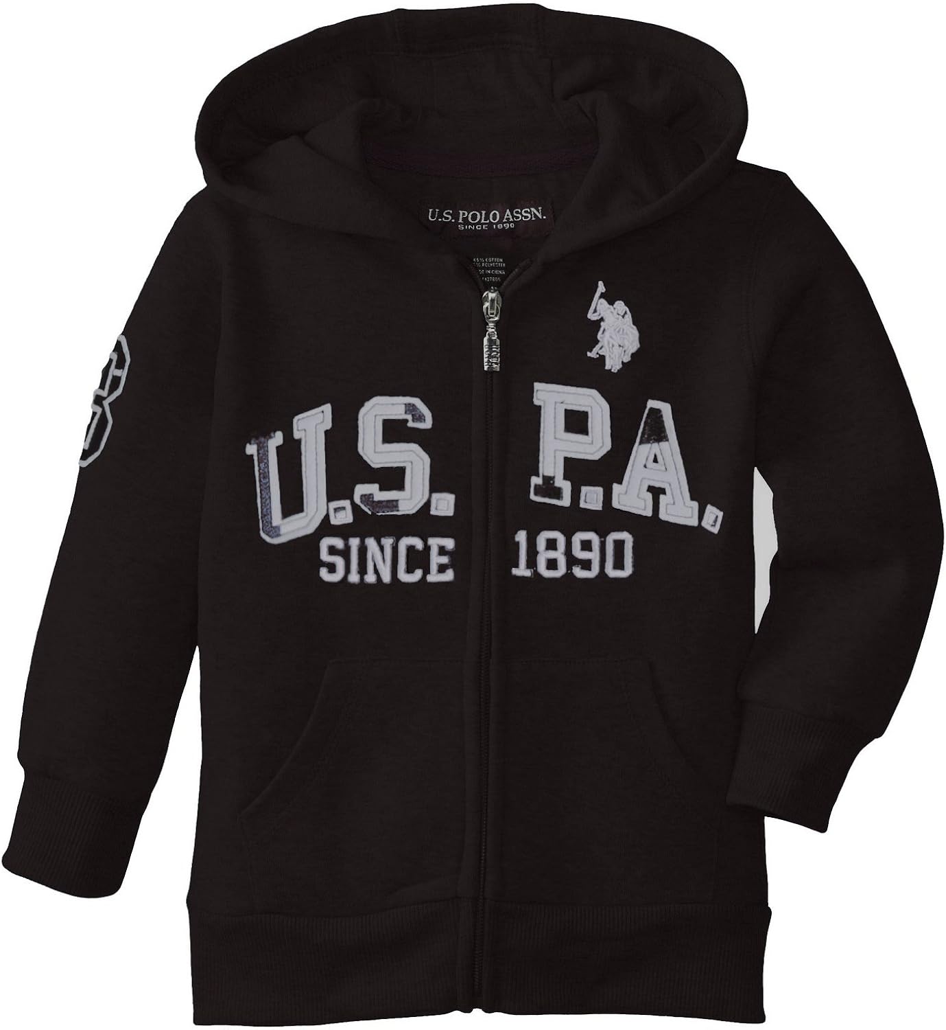 us polo zip up hoodie