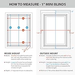 DEZ FURNISHINGS Cordless 1" Mini Blind, Room