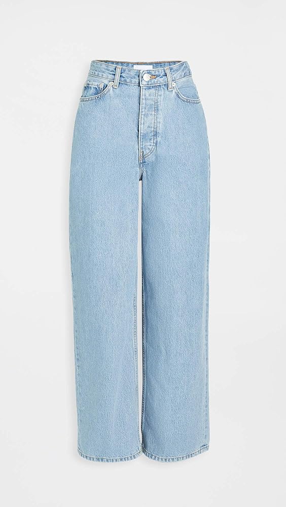 ganni split jeans