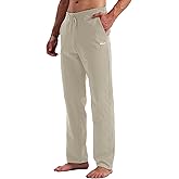 Willit Men's Cotton Yoga Sweatpants Athletic Pants Open Bottom Exercise Lounge Pants Loose Male Sweat Pants with Pockets