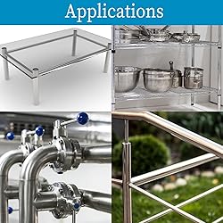 Vigorous 3/4" OD x 3 Ft. 304 Stainless Steel