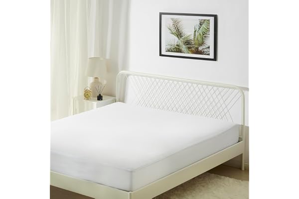 Amazon Basics Zippered Mattress Encasement - Waterproof & Bed Bug Proof, Queen