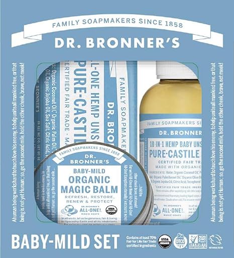 Amazon ドクターブロナー ベビーマイルドセット 無香料 ドクターブロナー Dr Bronner S ボディソープ 通販