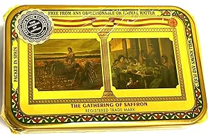 AIVA WE BELIEVE IN QUALITY The Gathering of Saffron Brand Pure Spanish Saffron 1/2 Once (0.50 Ounce) by Aiva Products With 2D Barcode