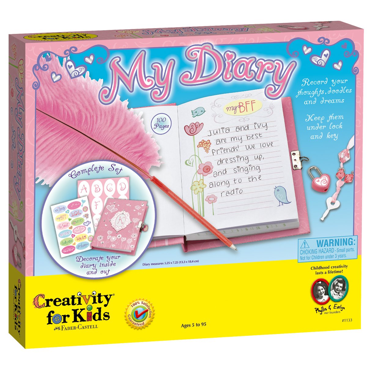 Creativity for Kids Set - Children's Diary Kit