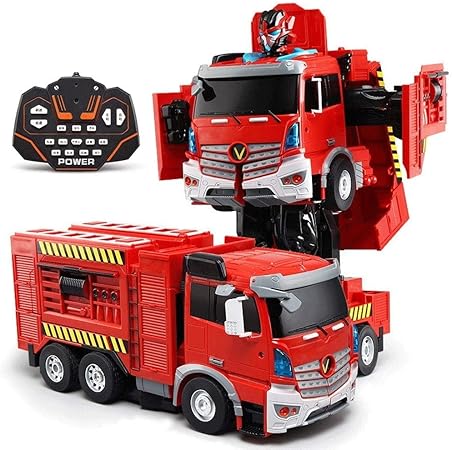 fire truck transformer toy