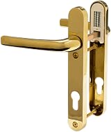Avocet Pioneer Sprung 92mm PZ UPVC Door Handle Gold Pair Set view 3