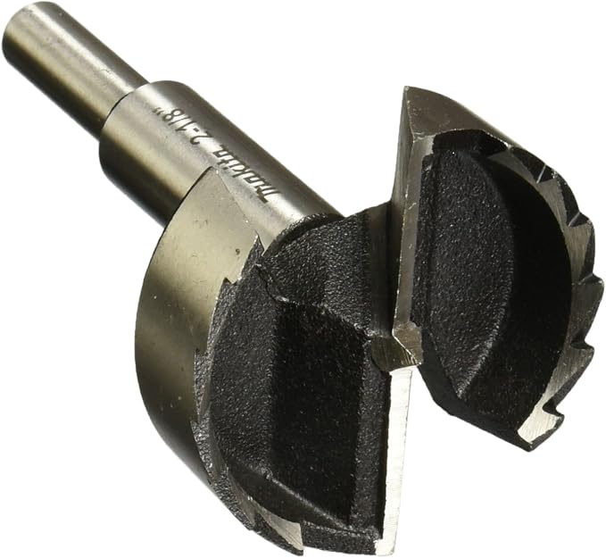 Broca Forstner Yonico 1-1/8 Pulgadas (Diámetro) - Vástago 3/8 Para Taladro De Banco