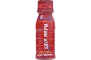 GOOD STATE Ionic Plasma Water Shot | Experience a Powerful Boost of Energy and Endurance with Our Revolutionary Ionic Plasma Water Shot - Infused with Nitric Oxide and Cold-Plasma Technology! | No Caffeine - Non-Stimulating | Plasma-Activated Water (PAW) | 2.5 Fluid Oz. | Lemon | Dietary Supplement | 1 Single Unit