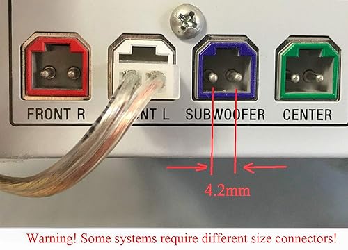 Home Theater Speaker Wire Connectors(Plugs) for Select Sony